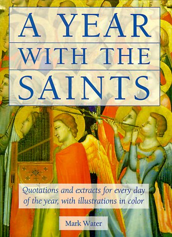 Book cover for A Year with the Saints