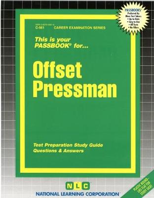 Book cover for Offset Pressman