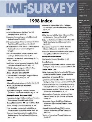 Cover of IMF/Survey Issue No. 1, 1998