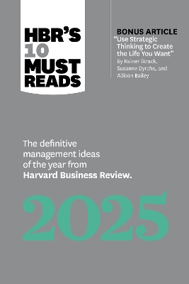 Book cover for HBR's 10 Must Reads 2025