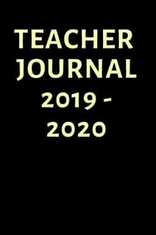 Cover of Teacher Journal 2019-2020