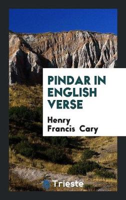 Book cover for Pindar in English Verse