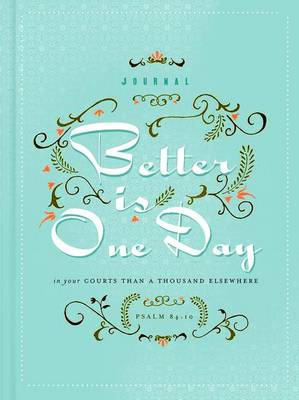 Cover of Better Is One Day