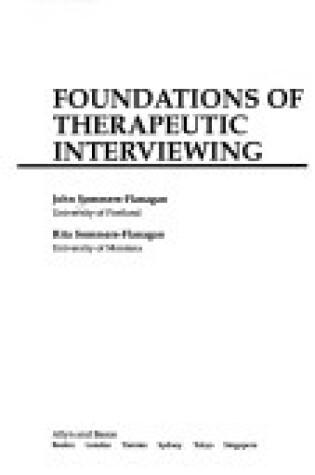 Cover of Foundations Therapeutic Intrvg