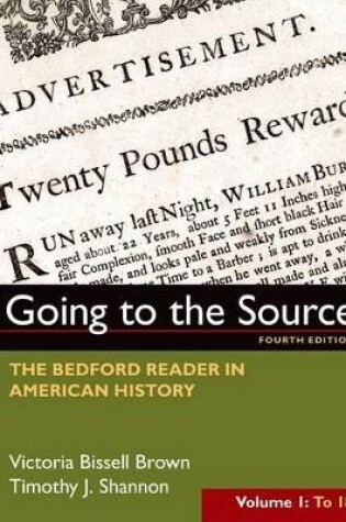 Cover of Going to the Source, Volume I: To 1877