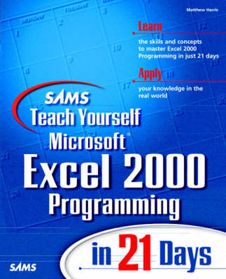 Book cover for Sams Teach Yourself Excel 2000 Programming in 21 Days