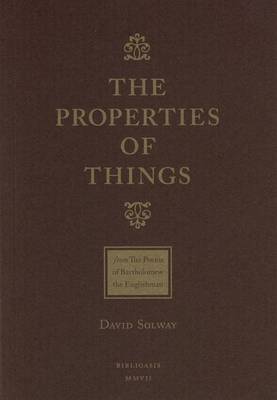 Book cover for Properties of Things