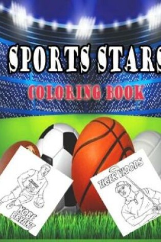 Cover of Sports stars Coloring Book