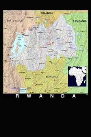 Cover of Modern Day Color Map of Rwanda in Africa Journal