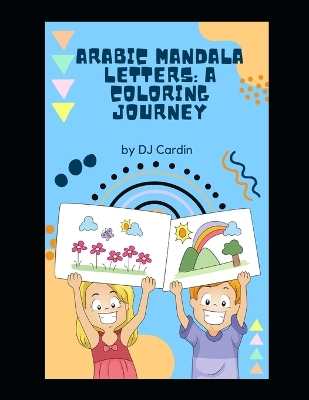 Book cover for Arabic Mandala Letters A Coloring Journey