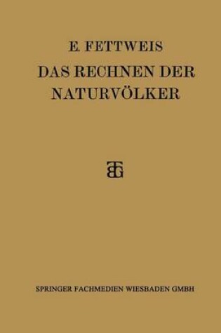 Cover of Das Rechnen Der Naturvoelker