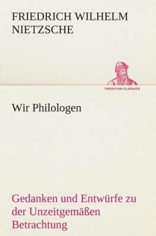 Cover of Wir Philologen