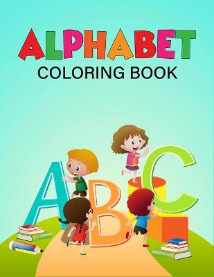 Book cover for Alphabet coloring book