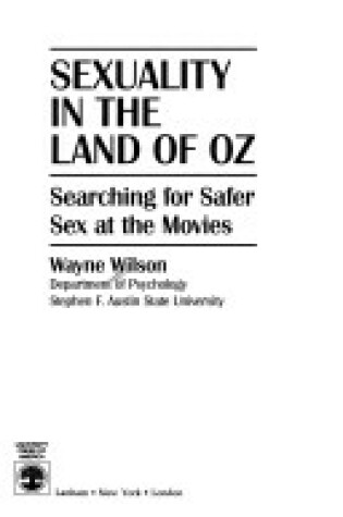 Cover of Sexuality in the Land of Oz