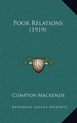 Book cover for Poor Relations (1919)