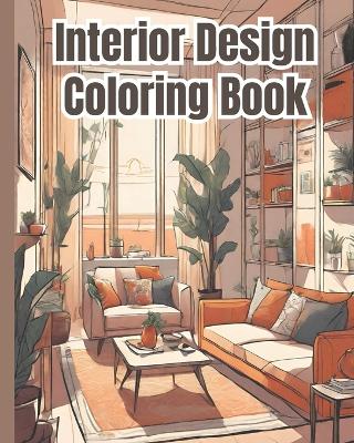 Book cover for Interior Design Coloring Book