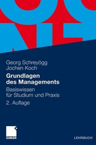 Cover of Grundlagen Des Managements