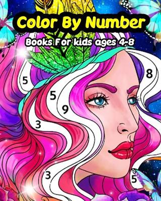 Book cover for Color By Number Books For kids ages 4-8