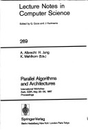 Cover of Parallel Algorithms & Architectures