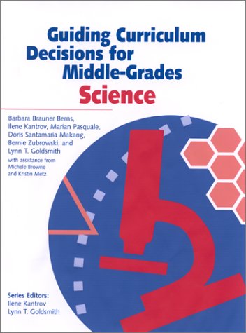 Book cover for Guiding Curriculum Decisions for Middle-Grades Science