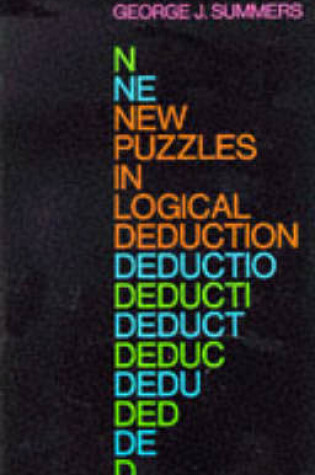 Cover of New Puzzles in Logical Deduction