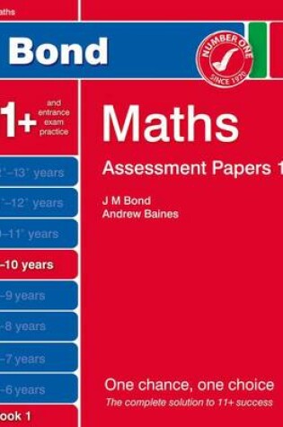 Cover of Bond Assessment Papers Maths 9-10 Years Book 1