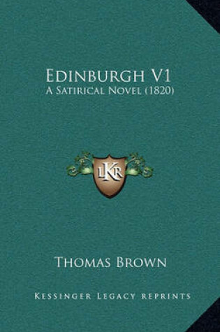 Cover of Edinburgh V1