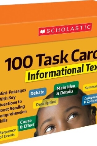 Cover of 100 Task Cards in a Box: Informational Text