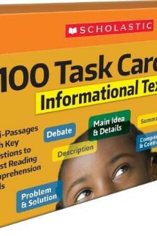 Cover of 100 Task Cards in a Box: Informational Text