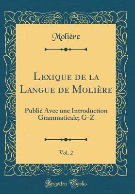 Book cover for Lexique de la Langue de Molière, Vol. 2