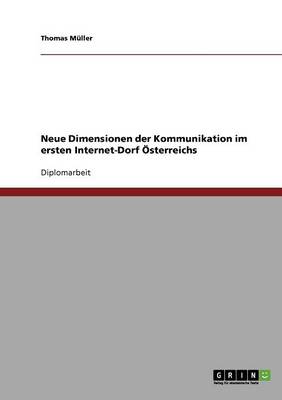 Book cover for Neue Dimensionen der Kommunikation im ersten Internet-Dorf OEsterreichs
