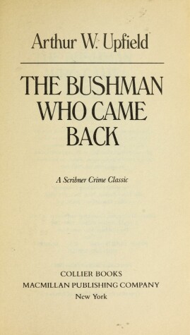 Book cover for The Bushman Who Came Back
