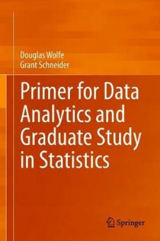 Cover of Primer for Data Analytics and Graduate Study in Statistics