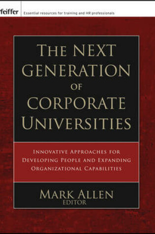 Cover of The Next Generation of Corporate Universities