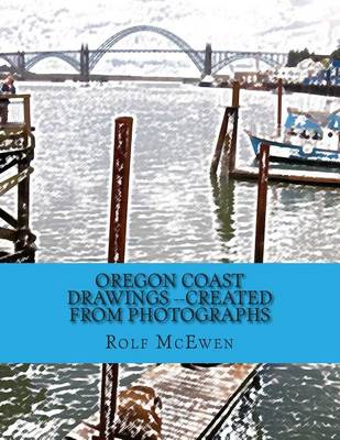 Book cover for Oregon Coast Drawings --Created from Photographs