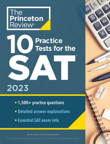 Cover of 10 Practice Tests for the SAT, 2023
