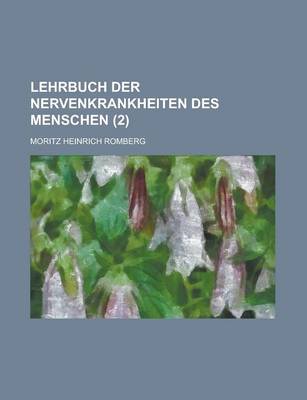 Book cover for Lehrbuch Der Nervenkrankheiten Des Menschen (2)