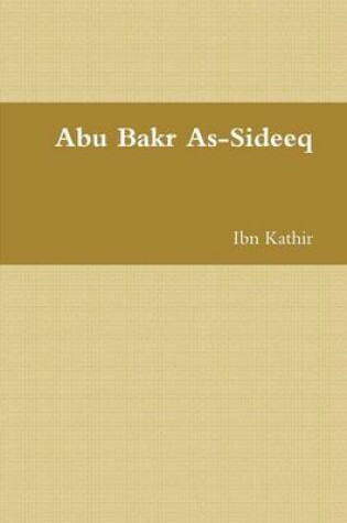 Cover of Abu Bakr as-Sideeq