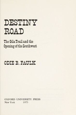 Cover of Destiny Road