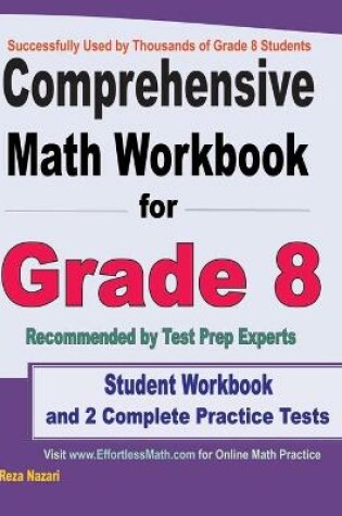 Cover of Comprehensive Math Workbook for Grade 8