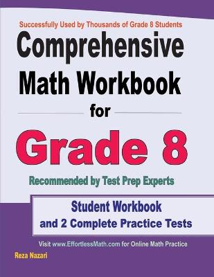 Book cover for Comprehensive Math Workbook for Grade 8