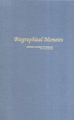 Book cover for Biographical Memoirs V.82