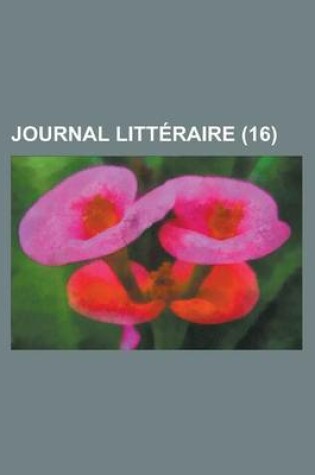 Cover of Journal Litteraire (16)