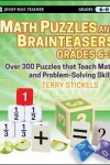 Book cover for Math Puzzles and Brainteasers, Grades 6-8