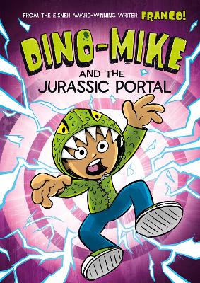 Book cover for Dino-Mike and the Jurassic Portal