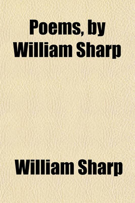 Book cover for Poems, by William Sharp