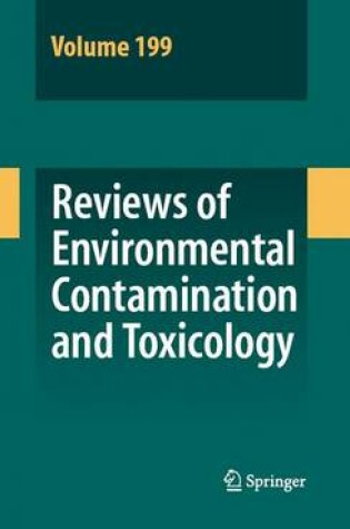 Cover of Reviews of Environmental Contamination and Toxicology