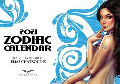 Book cover for 2021 Zenescope Entertainment Zodiac Calendar