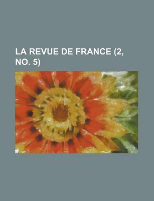 Book cover for La Revue de France
