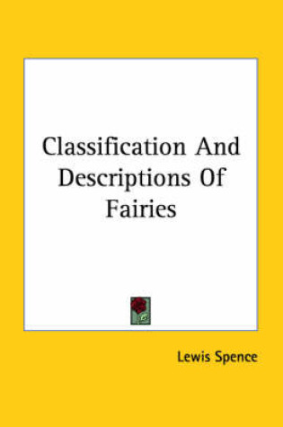 Cover of Classification and Descriptions of Fairies